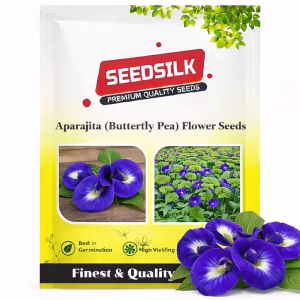 Aparajita Flower Seeds (Shankhpushpi / अपराजिता के बीज) | 50 Butterfly Pea Seeds | High Germination/ Easy To grow/ Perfect for pots or balconies